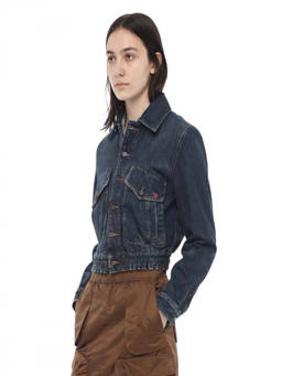 Diesel - Blue Solid Shirt Collar Jacket