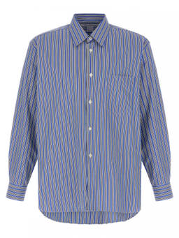 COMME des GARCONS - Blue Regular Striped Shirt