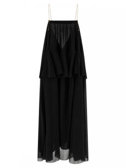 Chloe - Black Silk dress (M)