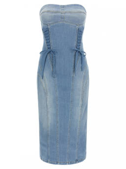 Elisabetta Franchi - Light Blue Denim dress