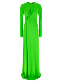Tom Ford - Green Slash Front Evening Dress (XXS)