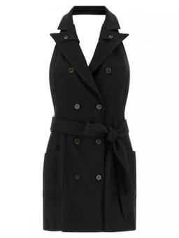 Elisabetta Franchi - Black Vest dress (L)
