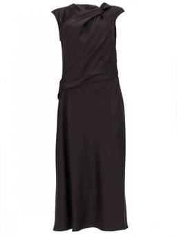 Theory - Black Round Neck Maxi Dress (S)