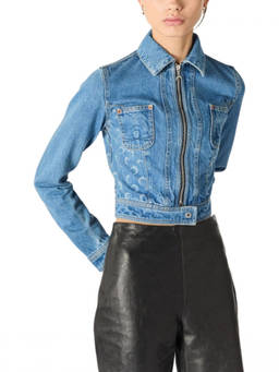 Marine Serre - Blue Shirt Collar Jacket (S)