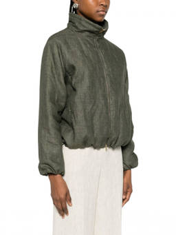 Herno - Green Solid Loose Jacket (L)