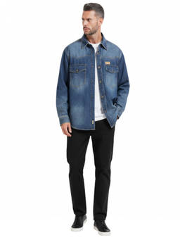 Hugo - Blue Oversized Denim Shirt