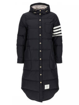 Thom Browne - Navy Blue Shirtdress Jacket (XXS)