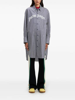 Palm Angels - Blue Striped Midi Dress