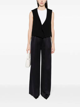 AMI Paris - Black Sleeveless Jacket