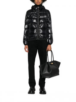 Herno - Black Quilted Hood Jacket (2XL)