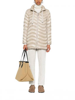 Herno - Beige Quilted Jacket (XL)