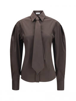 Brunello Cucinelli - Brown Slim Solid Shirt