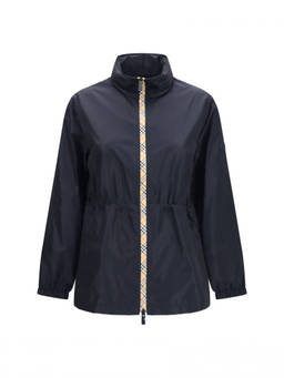 Burberry - Black Solid Mock Collar Jacket (M)