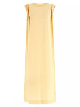 Dries Van Noten - Yellow Crew Neck Midi Dress (M)