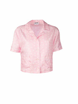 Moschino - Pink Regular Printed Shirt