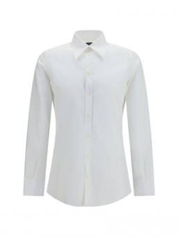 Dolce&Gabbana - White Tailored Solid Shirt