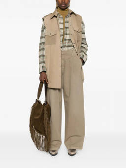 Golden Goose - Khaki Sleeveless Vest (S)