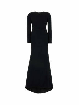 Gucci - Black Crepe Long Dress (S)