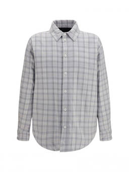 OFF-WHITE - Grey Relaxed Check Overshirt