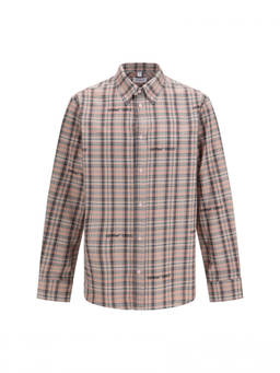 OFF-WHITE - Pink Regular Check Shirt