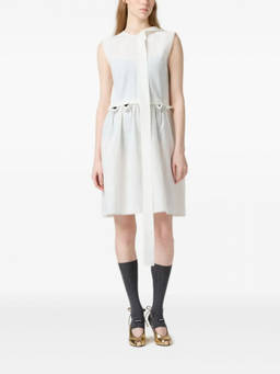 Miu Miu - White Slubbed Poplin Dress (M)