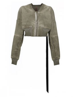 Rick Owens - Taupe Solid Crew Neck Jacket (M)