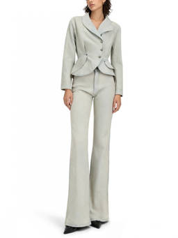 Vivienne Westwood - Blue Solid Shawl Lapel Jacket (M)