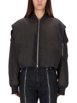 Jean Paul Gaultier - Dark Grey Solid High Neck Jacket