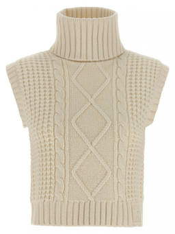 Perfect Moment - White Turtle Neck Sweater (M)