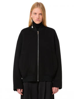 Sportmax - Black Mock Collar Jacket