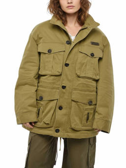 Dsquared2 - Green Mock Collar Jacket