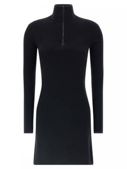 Courreges - Black Wool Knit Dress (XS)
