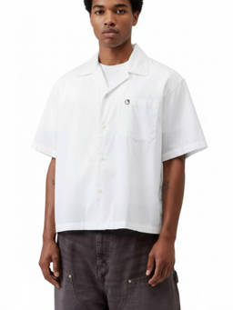 Carhartt WIP - White Regular Logo Shirt