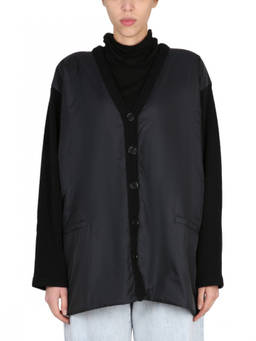Aspesi - Black Solid V Neck Jacket