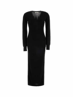 Entire Studios - Black Solid V Neck Dress (XS)