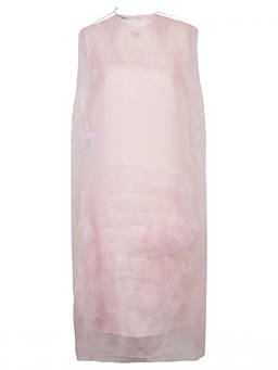PRADA - Pink Voile Tec Mini Dress (S)