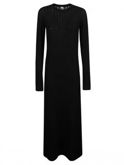 Toteme - Black Crew Neck Maxi Dress (XS)