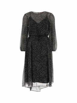 Max Mara - Black Crew Neck Maxi Dress