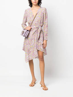 IRO - Taro short wrap dress