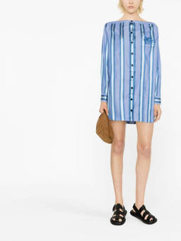 Etro - Blue Striped Mini Dress
