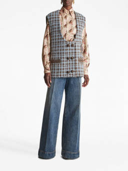 Etro - Light Blue Striped vest