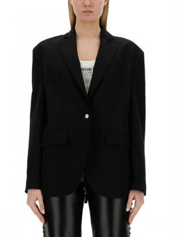 Moschino - Black Notched Lapel Blazer