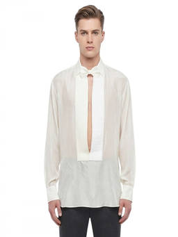 Dsquared2 - White Relaxed Pleated Shirt