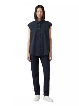 Woolrich - Blue Oversized Solid Shirt (XS)