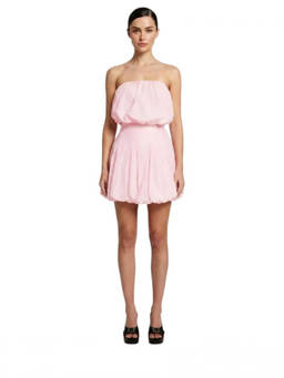 Magda Butrym - Pink Off Shoulder Midi Dress (M)