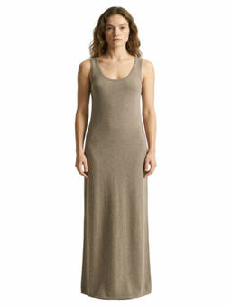 The Row - Beige Scoop Neck Maxi Dress (L)
