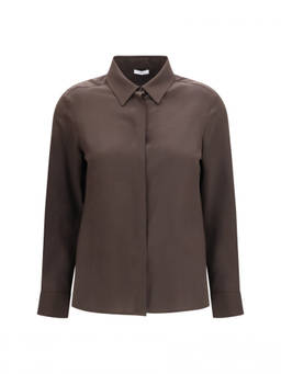 Lardini - Brown Straight Solid Shirt