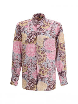 GCDS - Multicolor Regular Floral Shirt