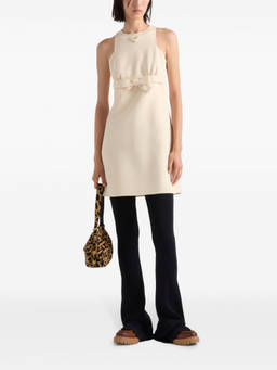 PRADA - Beige Bow Detailing Short Dress (M)