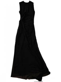 Ann Demeulemeester - Black Leah Long Asymmetric Dress